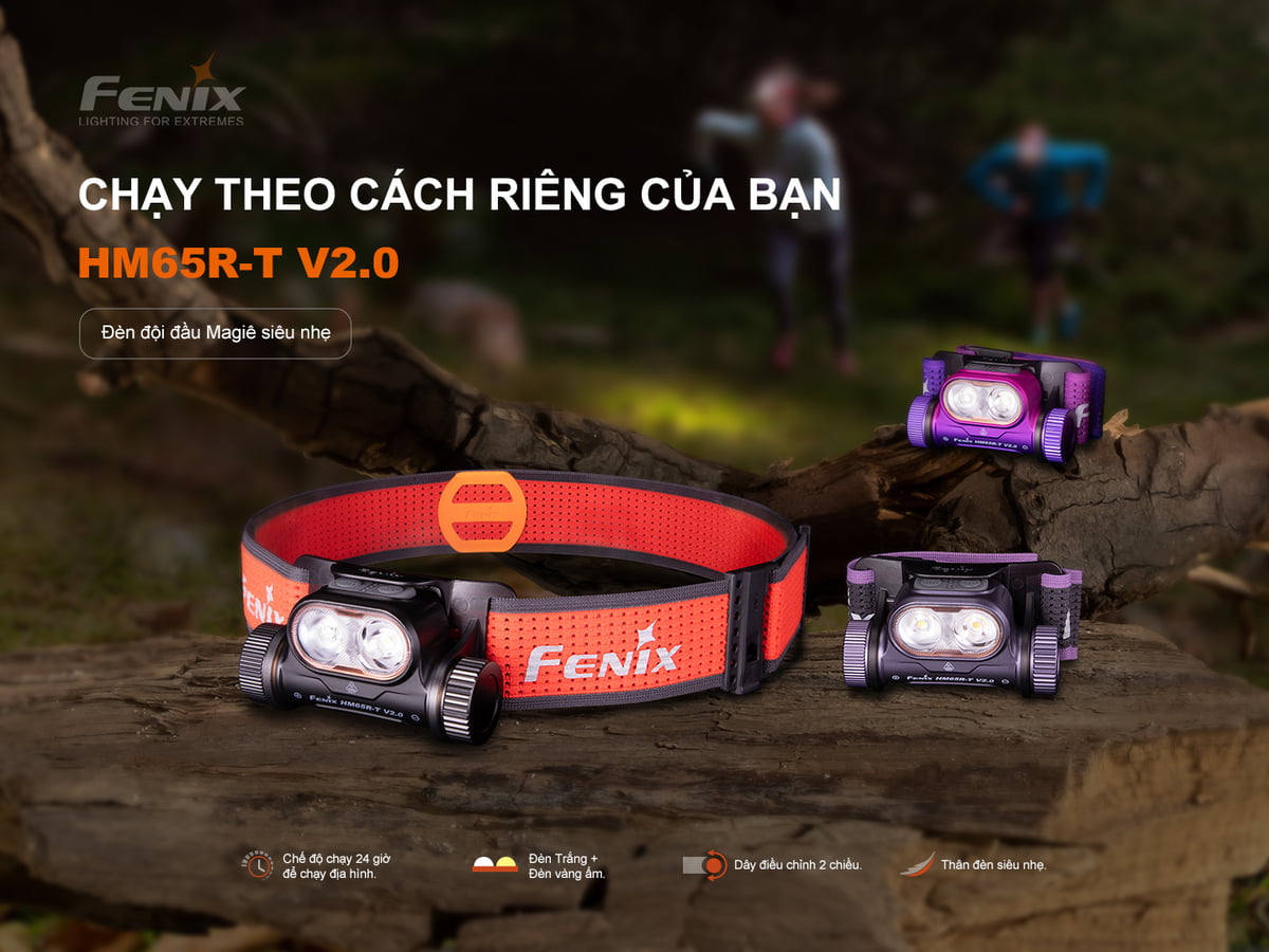 Đèn Pin Đội Đầu Fenix - HM65R-T V2.0 1 Den pin Fenix HM65R T V2.0 1