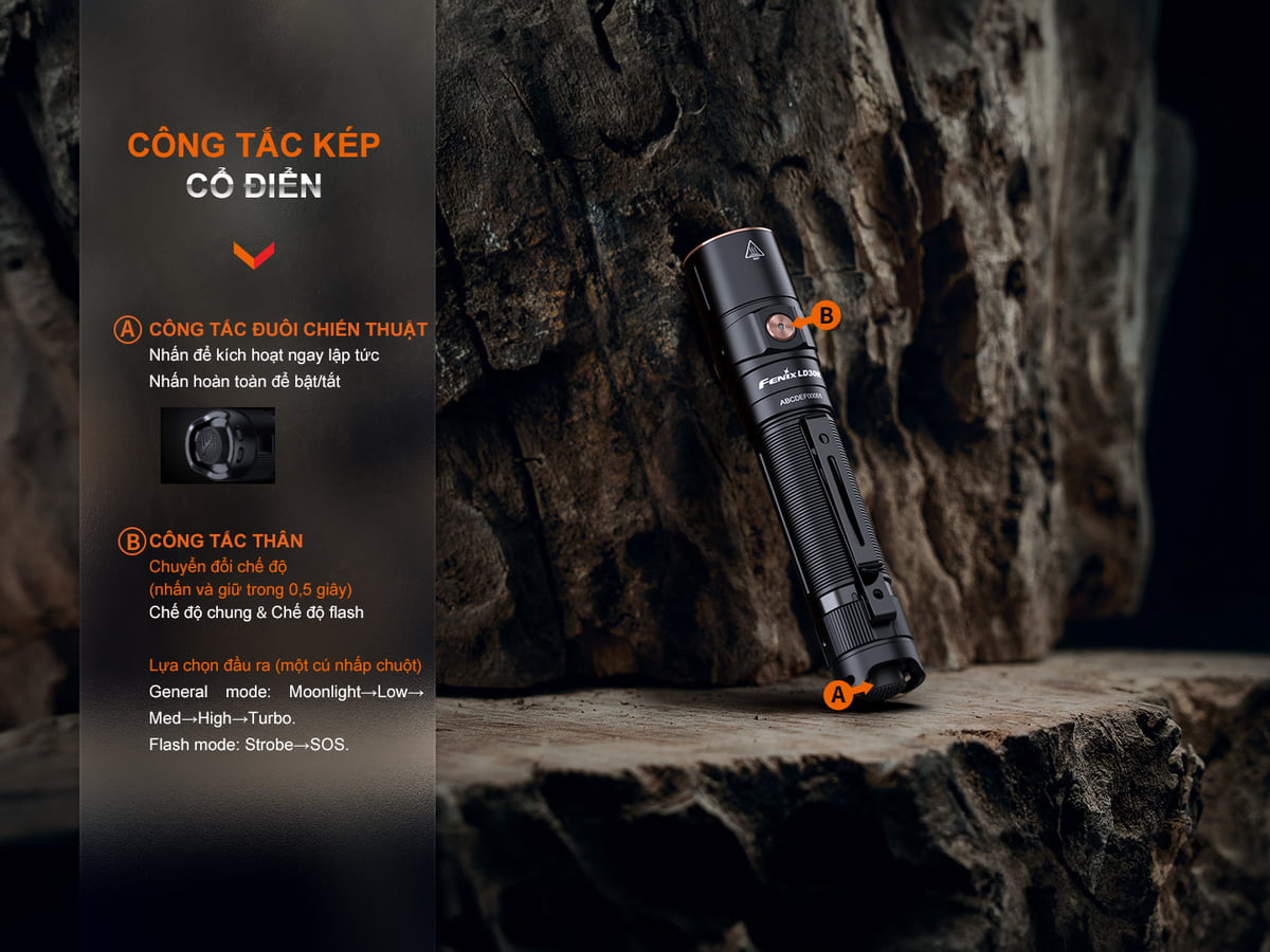 Đèn Pin Fenix - LD30R 4 Den pin Fenix LD30R 2 3