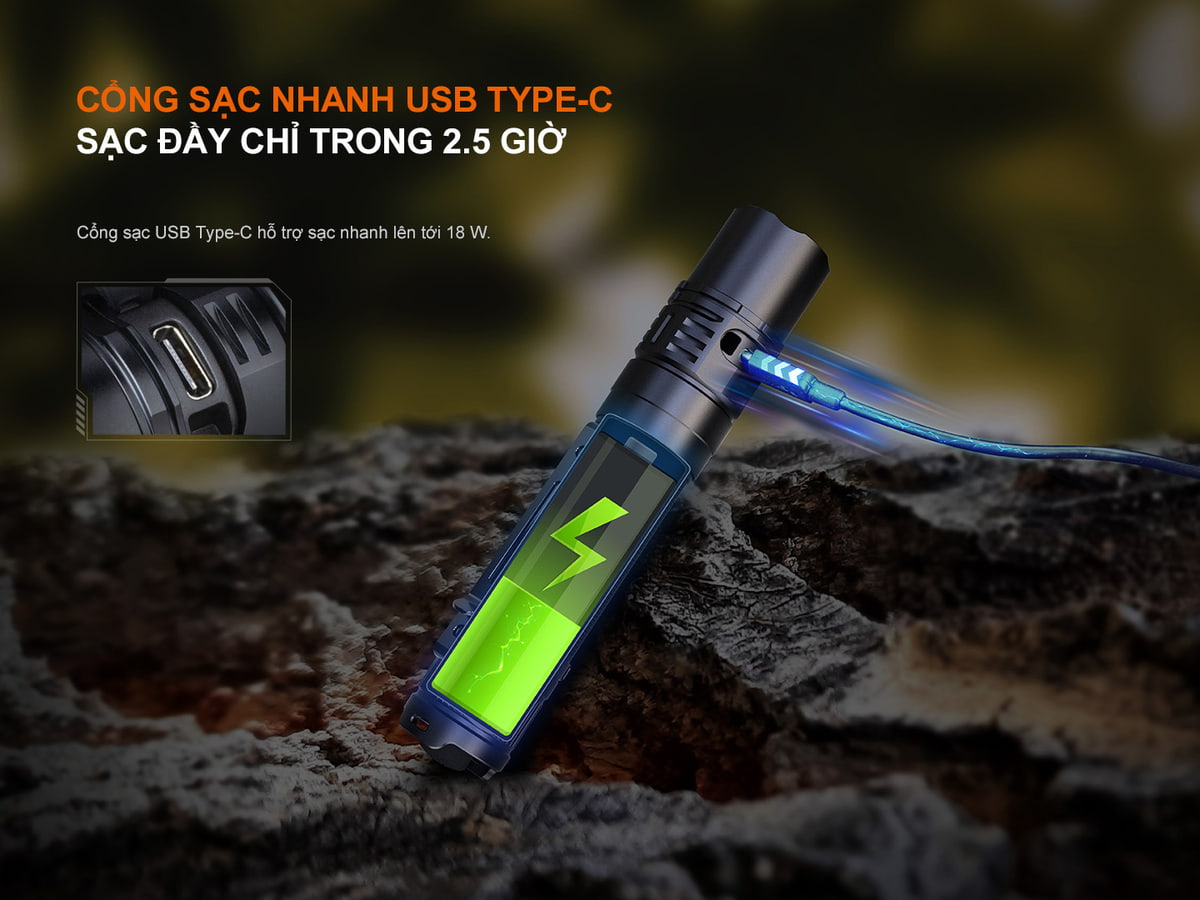 Đèn Pin Fenix - PD36R V2.0 10 Den pin Fenix PD36R V2.0 2 4