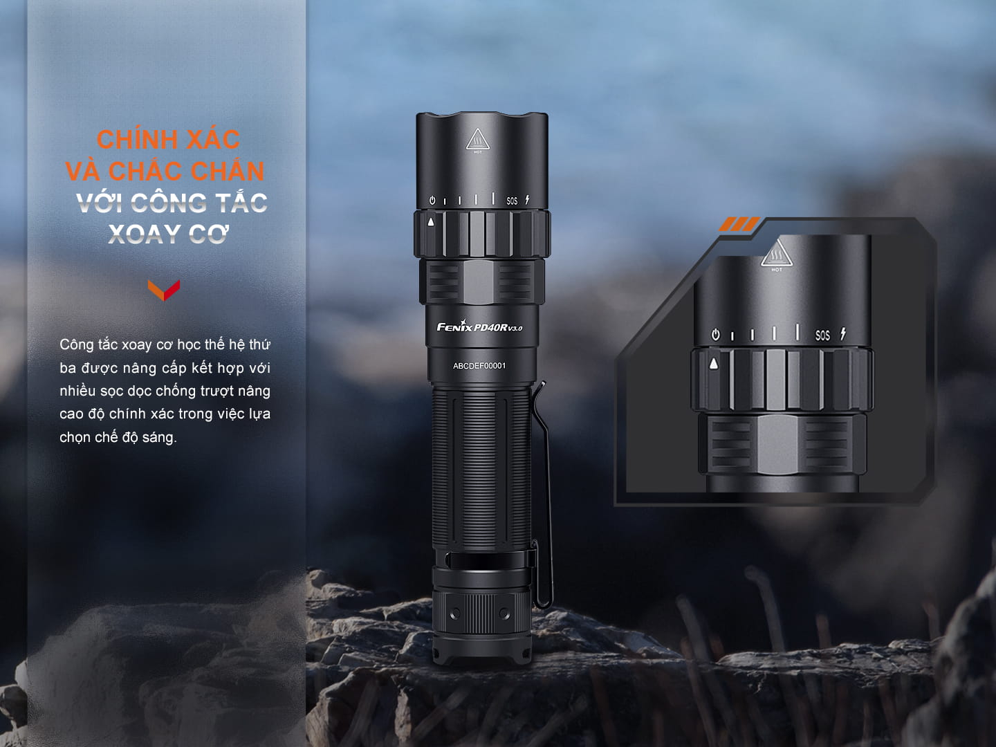 Đèn Pin Cầm Tay Fenix PD40R V3.0 7 Den pin Fenix PD40R V3.0 1 6