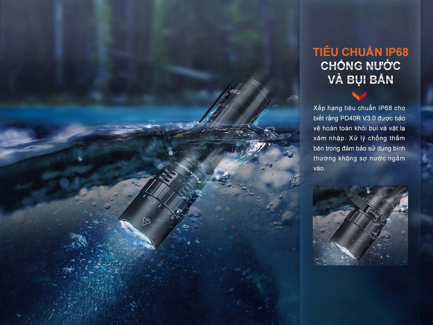 Đèn Pin Cầm Tay Fenix PD40R V3.0 11 Den pin Fenix PD40R V3.0 2 5