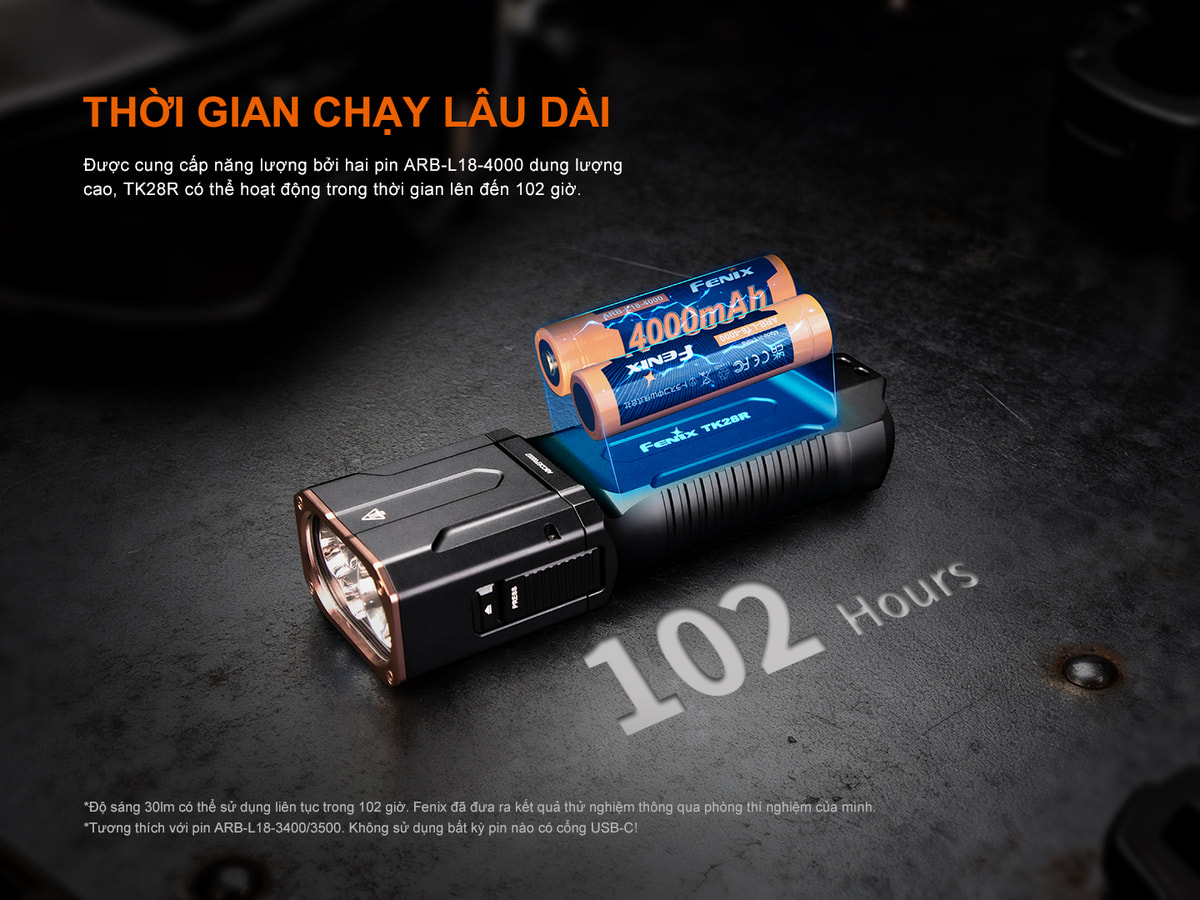 Đèn pin Fenix TK28R 11 Den pin TK28R 10 Chuyentactical.com