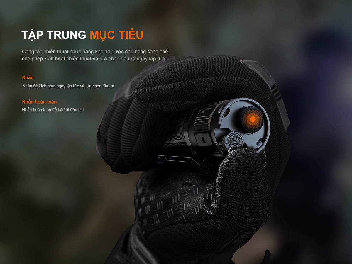 Đèn Pin Fenix TK22R 12 Den pin Tac Chien Fenix TK22R 1 5