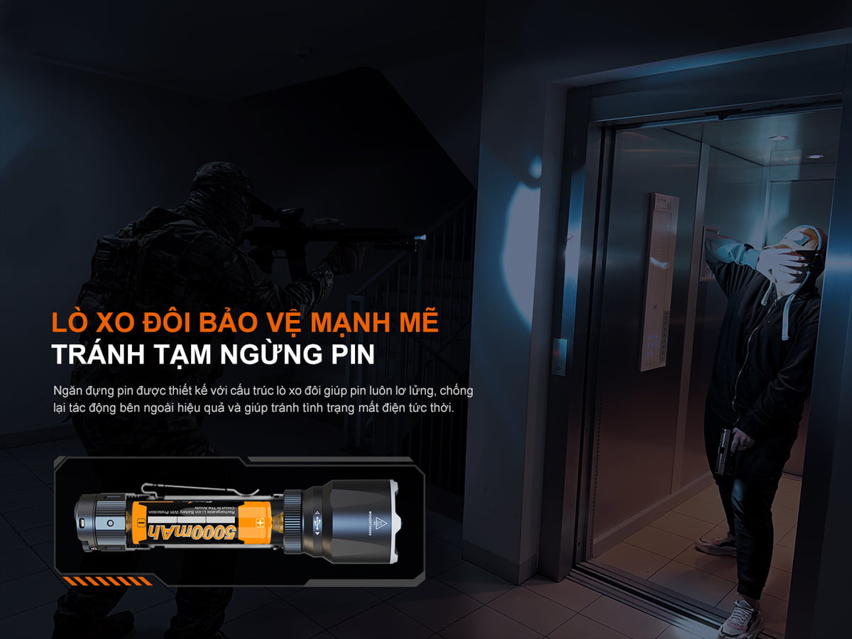 Đèn Pin Fenix TK22R 8 Den pin Tac Chien Fenix TK22R 2 1