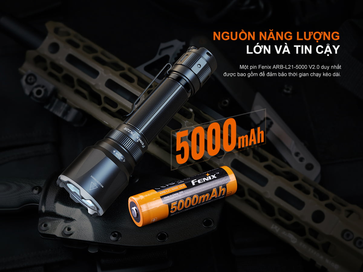 Đèn Pin Fenix TK22R 6 Den pin Tac Chien Fenix TK22R 2 3