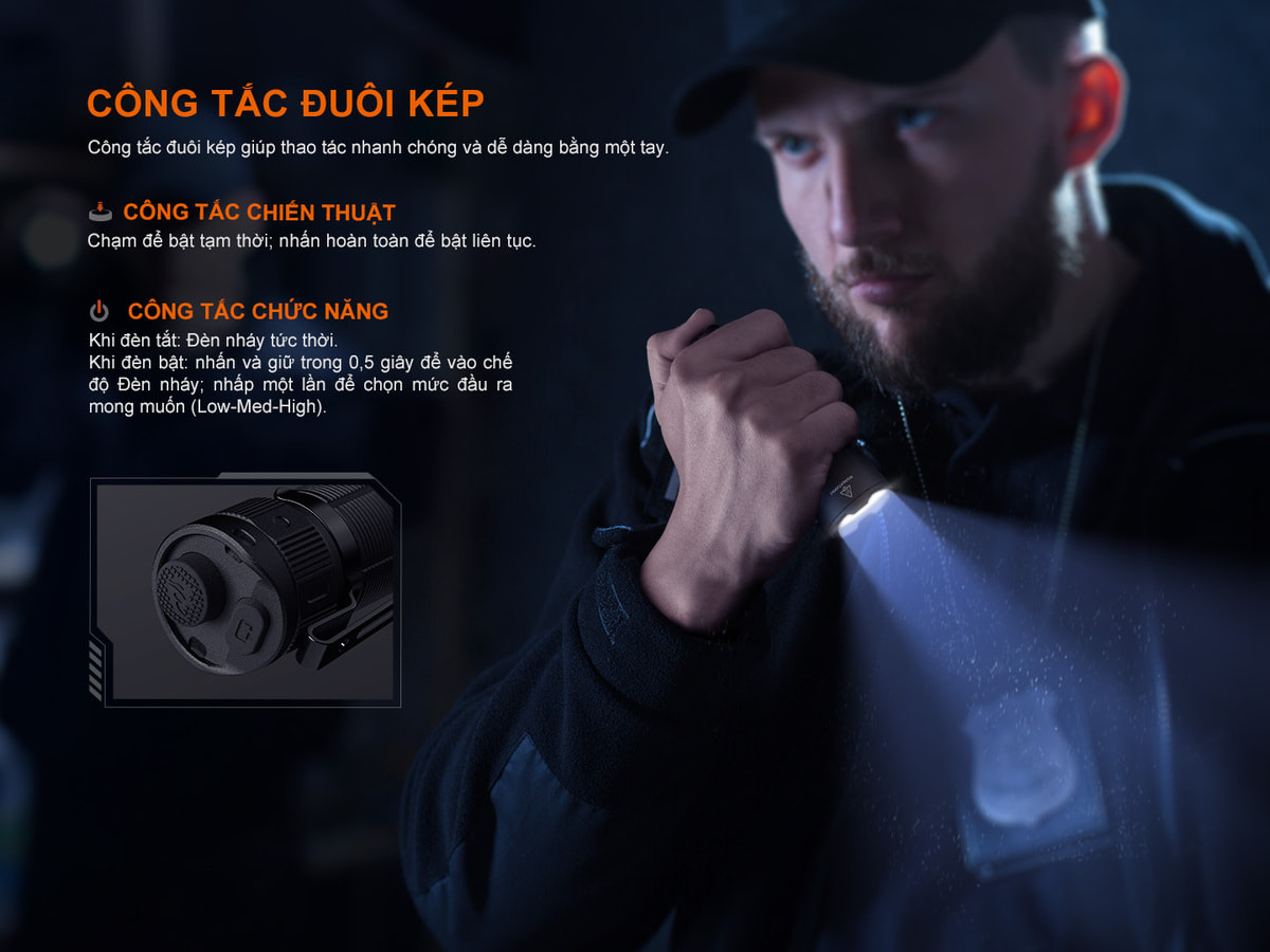 Đèn Pin Fenix - TK05R 5 Den pin cam tay Fenix TK05R 1 7