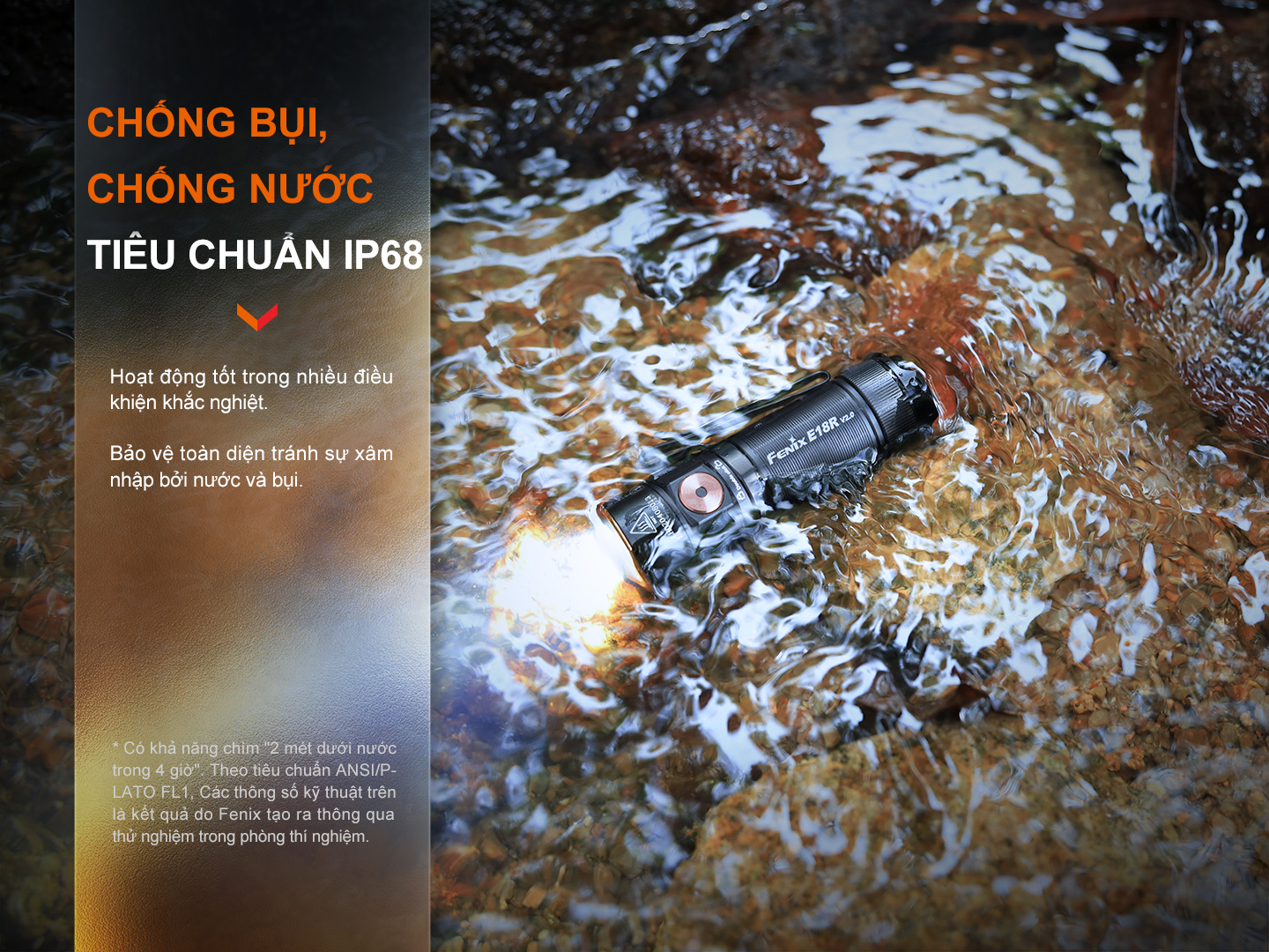 Đèn Pin Fenix - E18R V2.0 12 Den pin fenix E18R V2 12