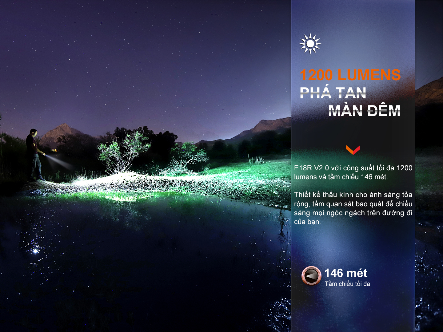 Đèn Pin Fenix - E18R V2.0 2 Den pin fenix E18R V2 2