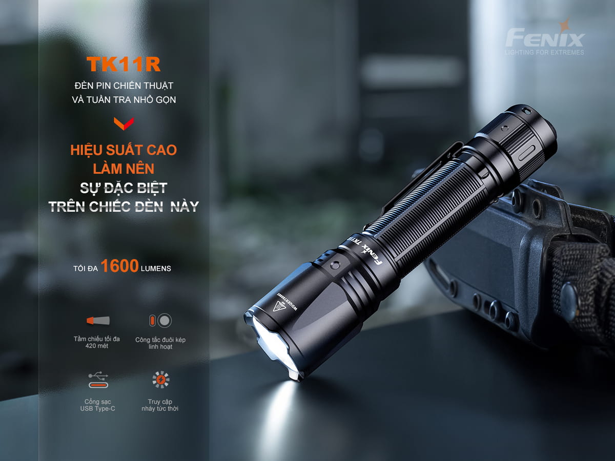 Đèn Pin Fenix - TK11R 1 Den pin fenix TK11R 2 6
