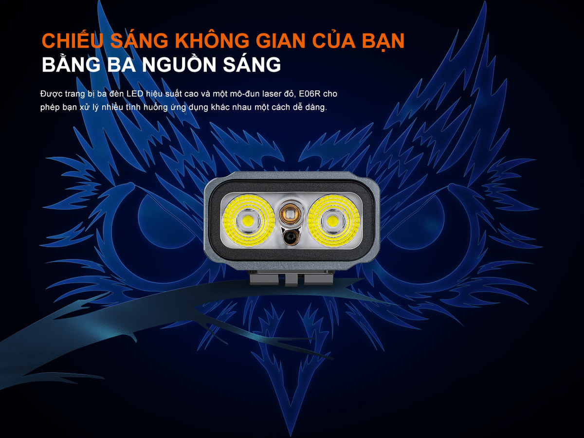 Đèn Pin Fenix E06R 8 Den pin moc khoa Fenix E06R 1