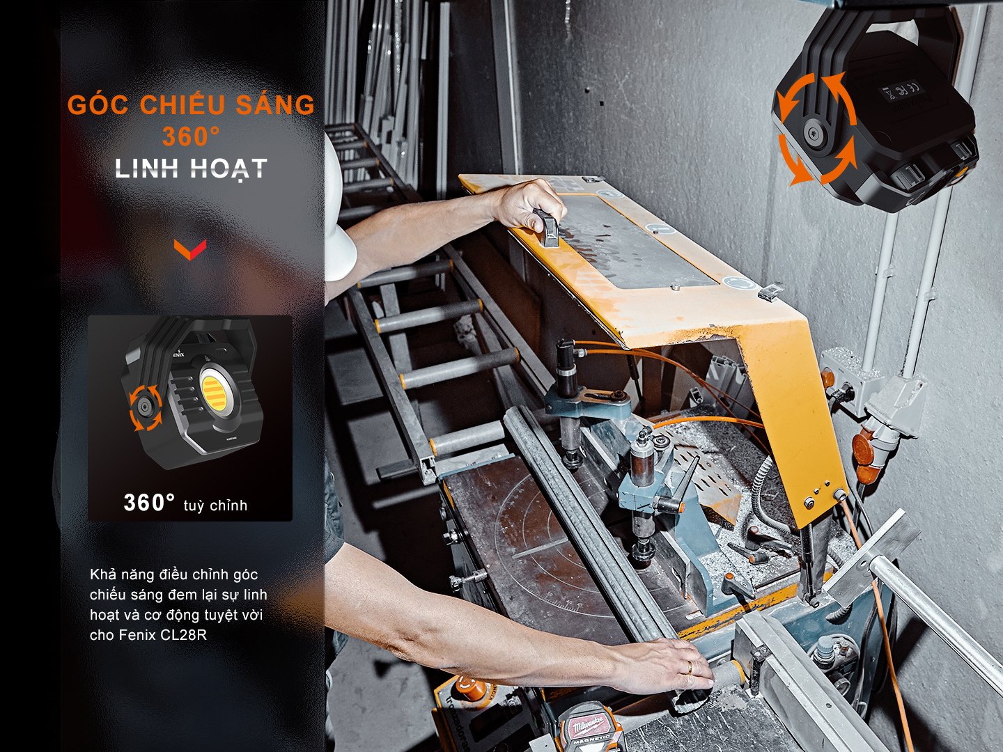 Đèn Pin Ngoài Trời Fenix CL28R 8 Fenix CL28R E 08