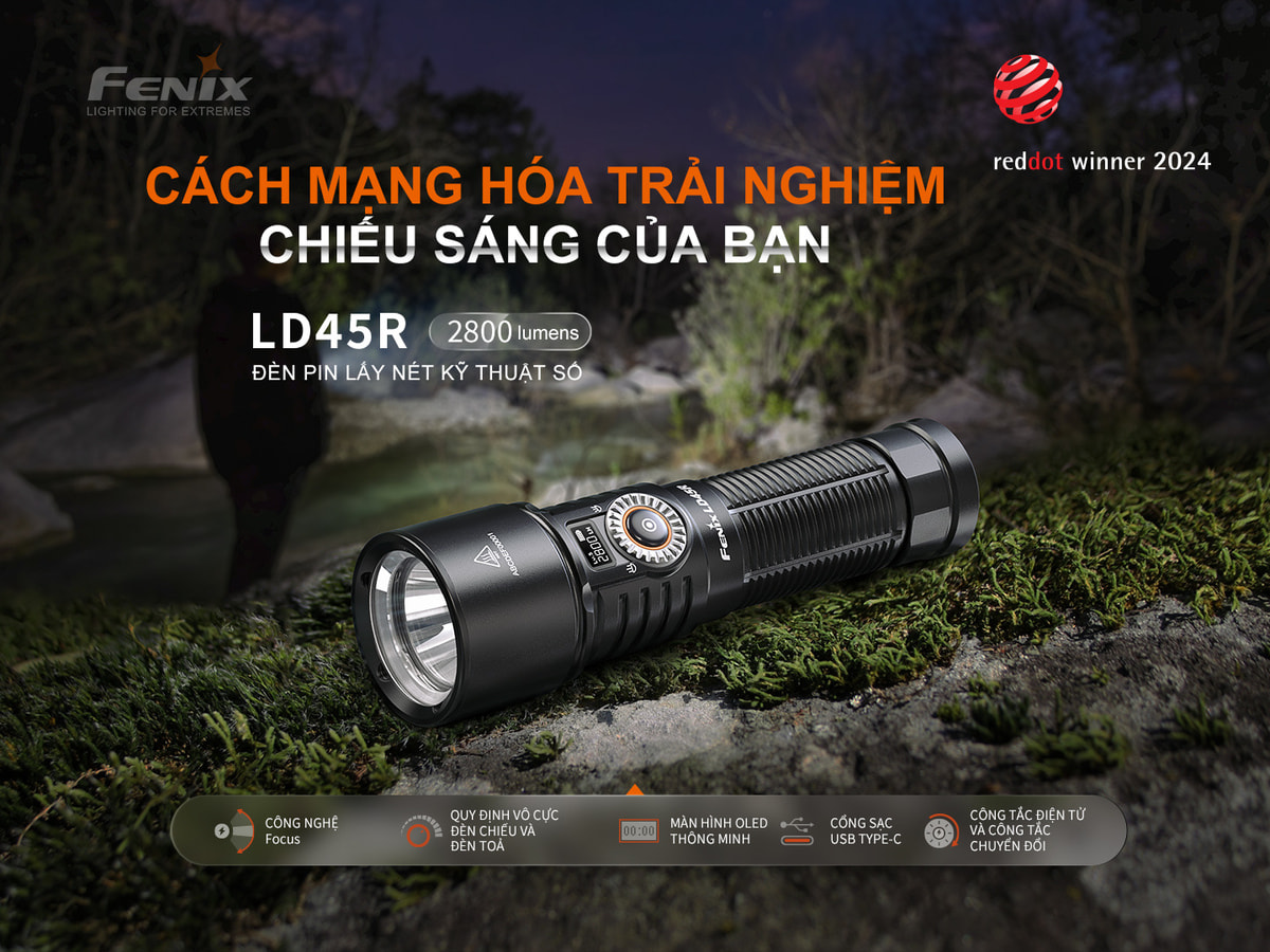 Đèn Pin Fenix LD45R 1 LD45R E 01 copy Chuyentactical.com