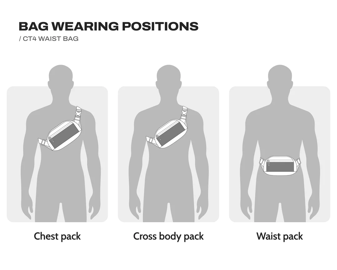 Túi đeo chéo CT4W Waist bag X50 2 ct4 waist bag chi tiet 2 1