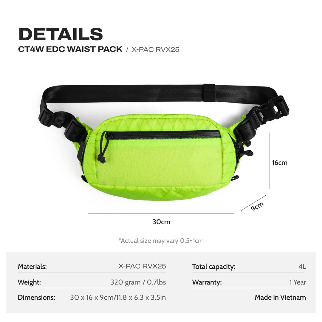 Túi đeo chéo CT4W Waist bag - RVX25 1 ctactical ct4w xpac