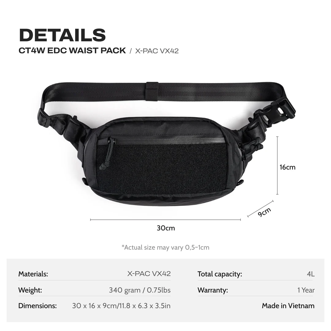 Túi đeo chéo CT4W Waist bag - VX42 1 ctactical ct4w xpac