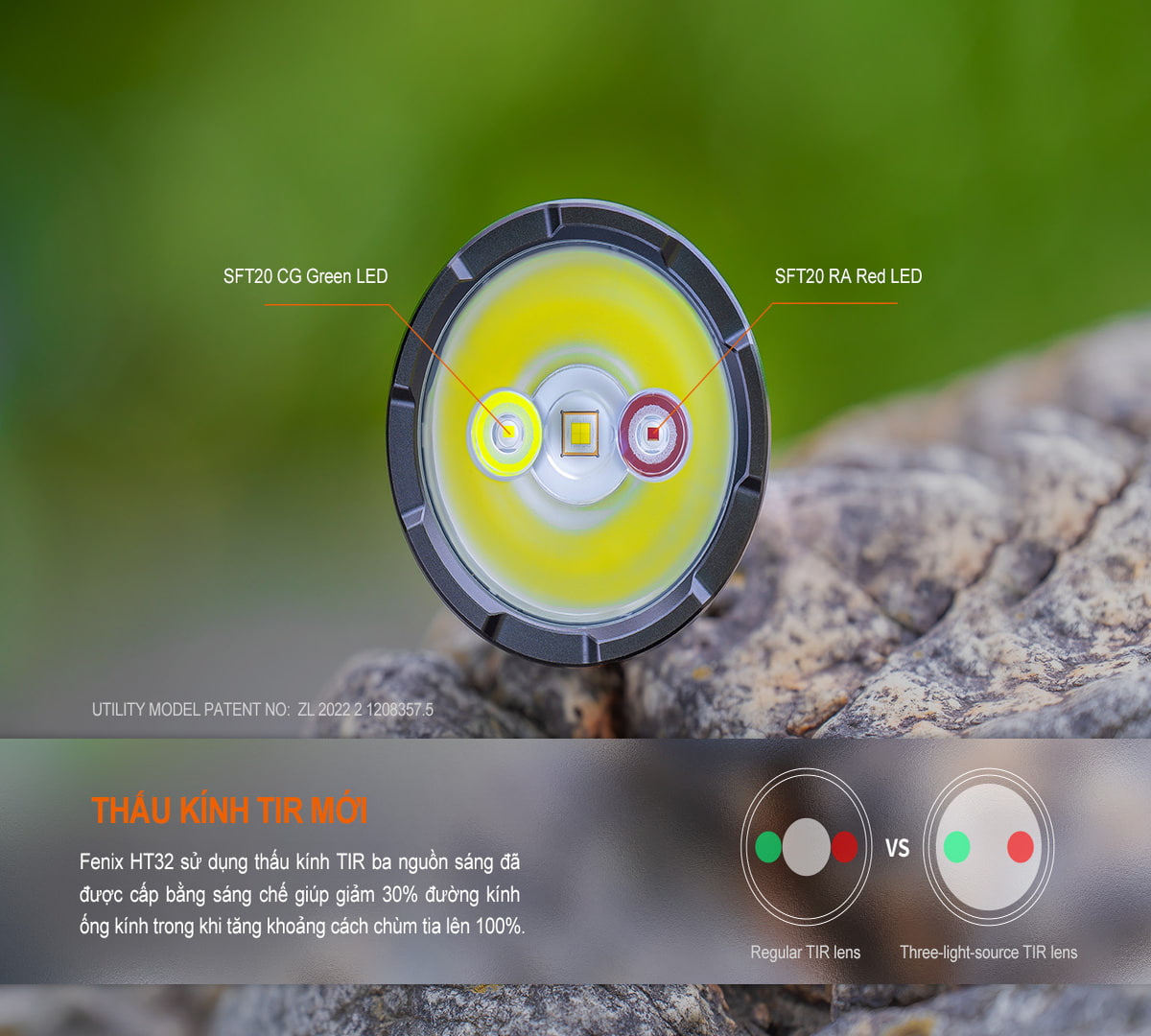 Đèn Pin chiếu xa Fenix HT32 5 den pin fenix HT32 17