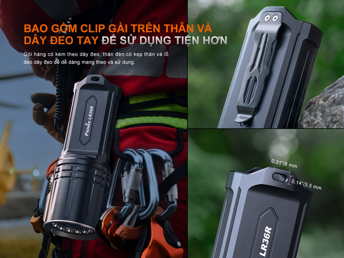 Đèn Pin Fenix LR36R 12 den pin sieu sang Fenix LR36R 1 2