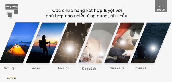 Đèn Pin Đội Đầu Fenix-HL12R V2.0 9 Cac tinh nang cua den pin deo dau led