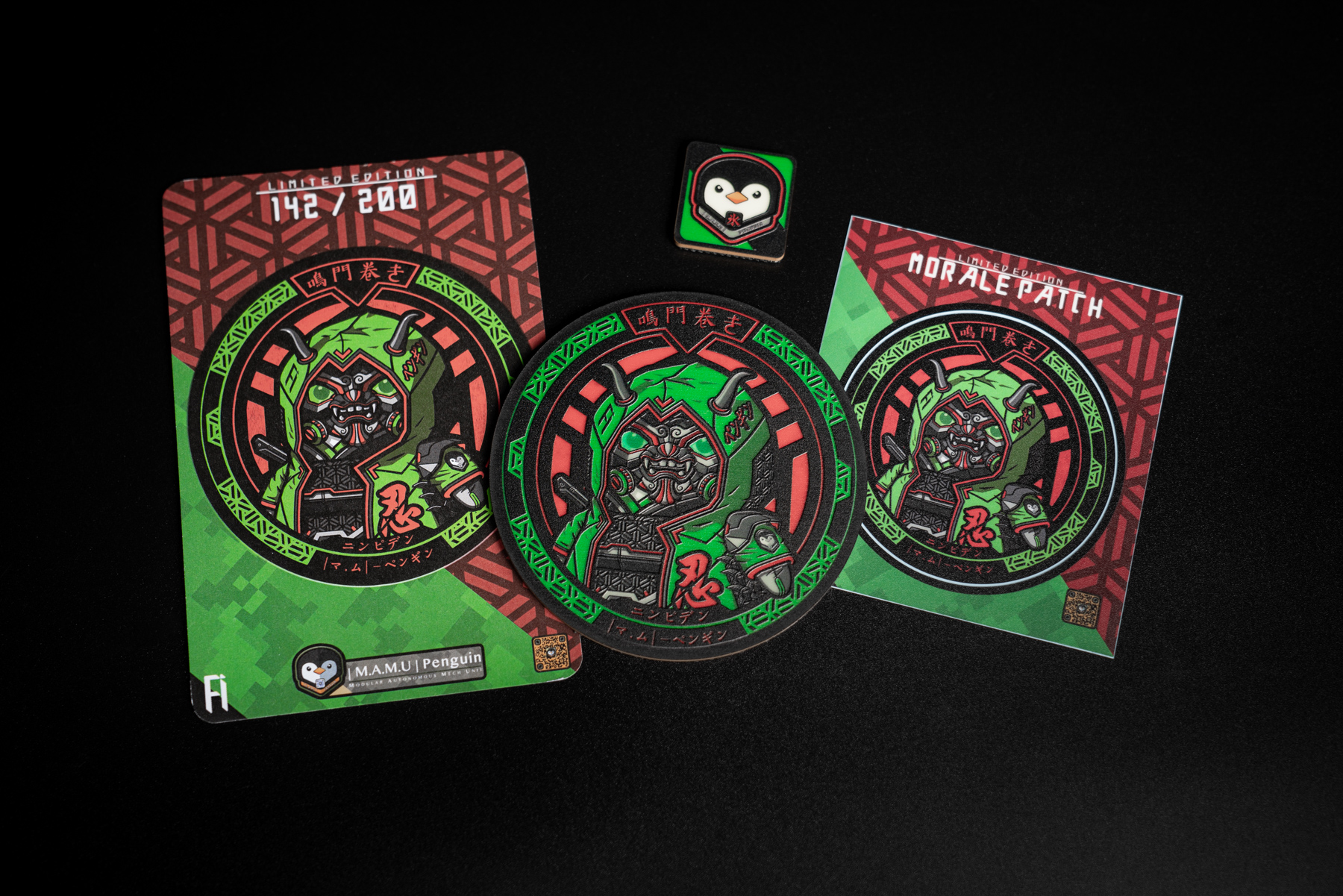 |M.A.M.U| Penguin Narutomaki verCyberpunk Set 1 M.A.M.U Penguin Narutomaki verCyberpunk Set 2