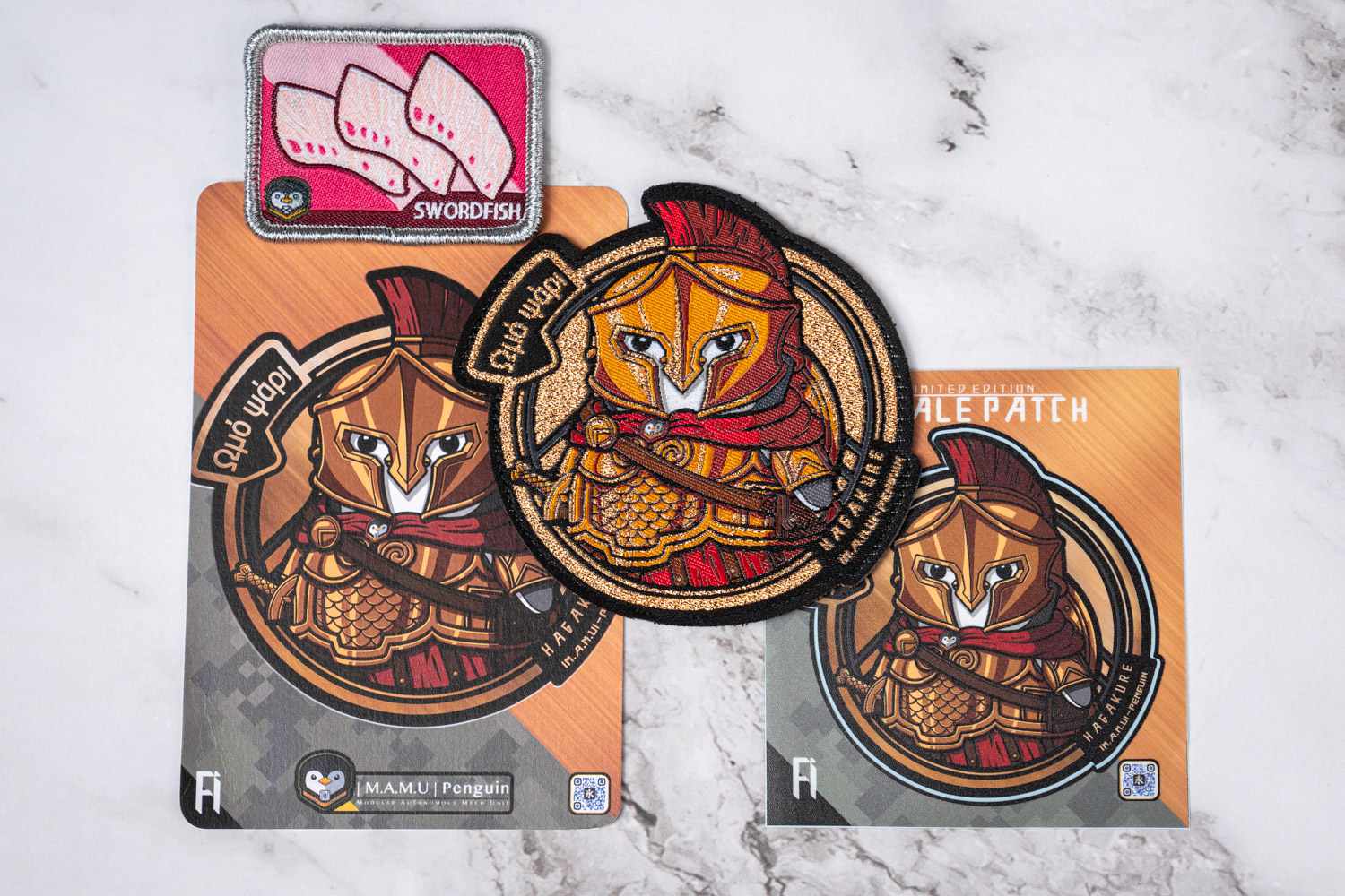 |M.A.M.U| Penguin Sashimi verLambda Patch Set 2 M.A.M.U Penguin Sashimi verLambda Patch Set