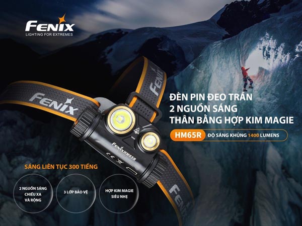 Đèn Pin Đội Đầu Fenix-HL12R V2.0 19 den pin doi dau chong nuoc