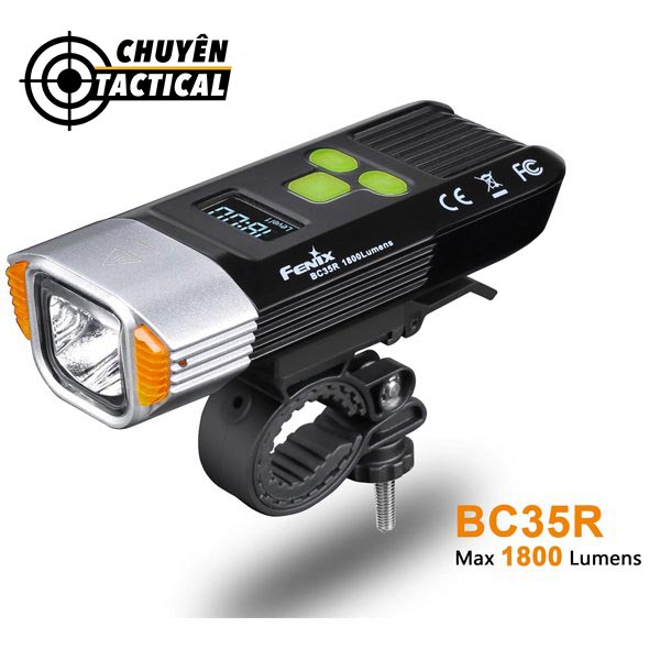 Đèn Pin Xe Đạp Fenix BC05R V2.0 24 đèn xe đạp thể thao Gắn Xe Đạp