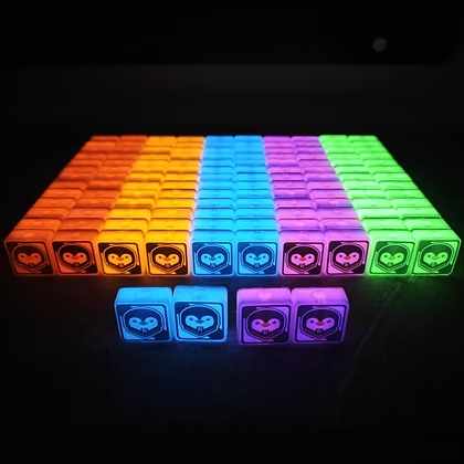 |M.A.M.U| Penguin x GSGLOWERKZ GITD Paracord BeadverFrost 1 m a m u penguin x gsglowerkz gitd paracord bead verfrost 12