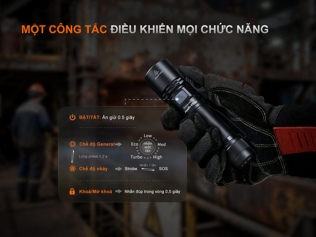 Den pin Fenix C5 Pro 5