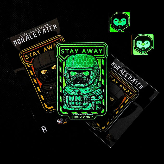 |M.A.M.U| - Penguin Stay Away verCBRN Limited Edition Set 1 Mamu Penguin Stay Away verCBRN Limited Edition Set